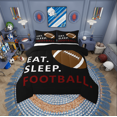 thumbnail image 1 of Erosebridal Rugby Print Bedding Twin Comforter Set,Ball Gamer Down Comforter,Football Bedroom Decor,Reversible,2-Piece, 1 of 8