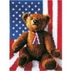 All-American Teddy Latch Hook Kit, 20" x 27"