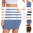 thumbnail image 5 of Only Moment Women's Summer Sweat Shorts Nylon,Spandex High Waist Dress Pants with Pockets for Yoga Business Travel Casual Yoga Shorts Light Blue,S, 5 of 6