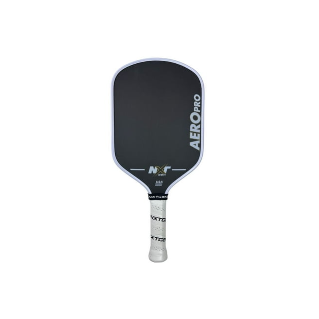 NXTGEN - AEROPRO Pickleball Paddle - White & Black