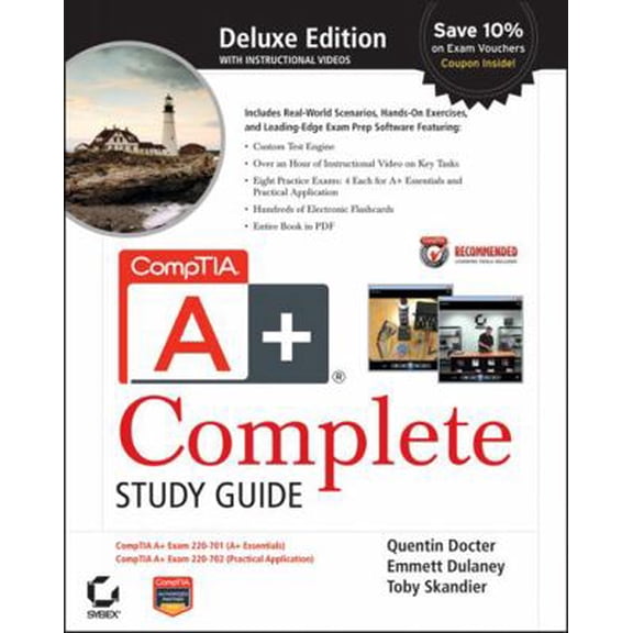 Pre-Owned CompTIA A+ Complete Deluxe Study Guide: Exams 220-701 (Essentials) and 220-702 (Practical Application) (Hardcover) 0470486481 9780470486481