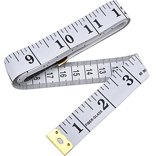 150 cm Great for Cloth Sewing Body Measuring Cualfec 2 Pcs Soft Tailor Tape Measure Double Scale 60 inch