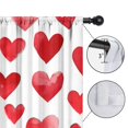 thumbnail image 4 of Blackout Kids Curtains,Valentine's Day Heart Pattern Childrens Insulated Curtains Set Of 2,Bedroom Essentials,Toddler Room Decor 52x63in(132x160cm), 4 of 4