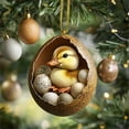 thumbnail image 1 of Granja Feliz Navidad Huevos de Navidad Animales Bebé Patos Dinosaurio Serpiente Huevos Adornos de Navidad Colgante de Árbol de Navidad, 1 of 6