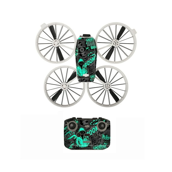 Skin Sticker Set for DJI Flip Body and RC-N3 Remote Control Decoration Decals Skin Anti-Scratch Protective Film Drone Accessories