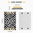 thumbnail image 3 of Bath Accessories Sets Single Print Decorative Tray With Handle For Home Bathroom Bedroom Black&white Pattern, 3 of 7