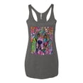 thumbnail image 3 of Colorful Beagle | Dogs Love You | Dean Russo Art Animal Lover Tri-Blend Racerback Tank Top, Premium Heather, Large, 3 of 6