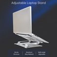 thumbnail image 2 of Soporte ajustable para computadora portátil Aleación de aluminio plegable portátil Altura antideslizante y, 2 of 8