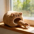 thumbnail image 4 of DAMAI Hamster Winter Warm Bed House - Cute Bear Designed with Bed Mat for Hamster Guinea Pig Chinchillas Hedgehog Squirrel and Other Small Furry Animals, 4 of 7