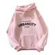 thumbnail image 1 of Moda Letra Impresa Sudadera Deportiva Jersey Multicolor, 1 of 7