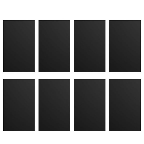 8 Pieces Waterproof Fence Post Protector Strips for Square and Round Posts