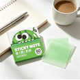 thumbnail image 4 of Sparkly Sticky Notes, 80 Sheets Transparent Self Stick Memo Pads, 3.1X3.1 Inch See Through Note For School & Office Daily Usage (Watermelon), 4 of 5