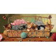 thumbnail image 1 of Gold Collection Kitty Litter Counted Cross Stitch Kit-18"X9" 18 Count, 1 of 3