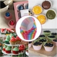 thumbnail image 6 of Uxcell 300 Count Cupcake Liners Rainbow Cupcake Cups Standard Size Muffins Liners Papers Baking Cups, 6 of 6