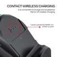 thumbnail image 4 of fastboy 1 Set ABS Game Controller Charger LED Indicator Light USB Interface Dual Slot Gamepad Charging Dock Accessories, 4 of 9
