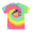 Minty Rainbow, variant on Wild Bobby, Colorful Trippy Peacock Bird Animal Lover Tie-Dye T-Shirt