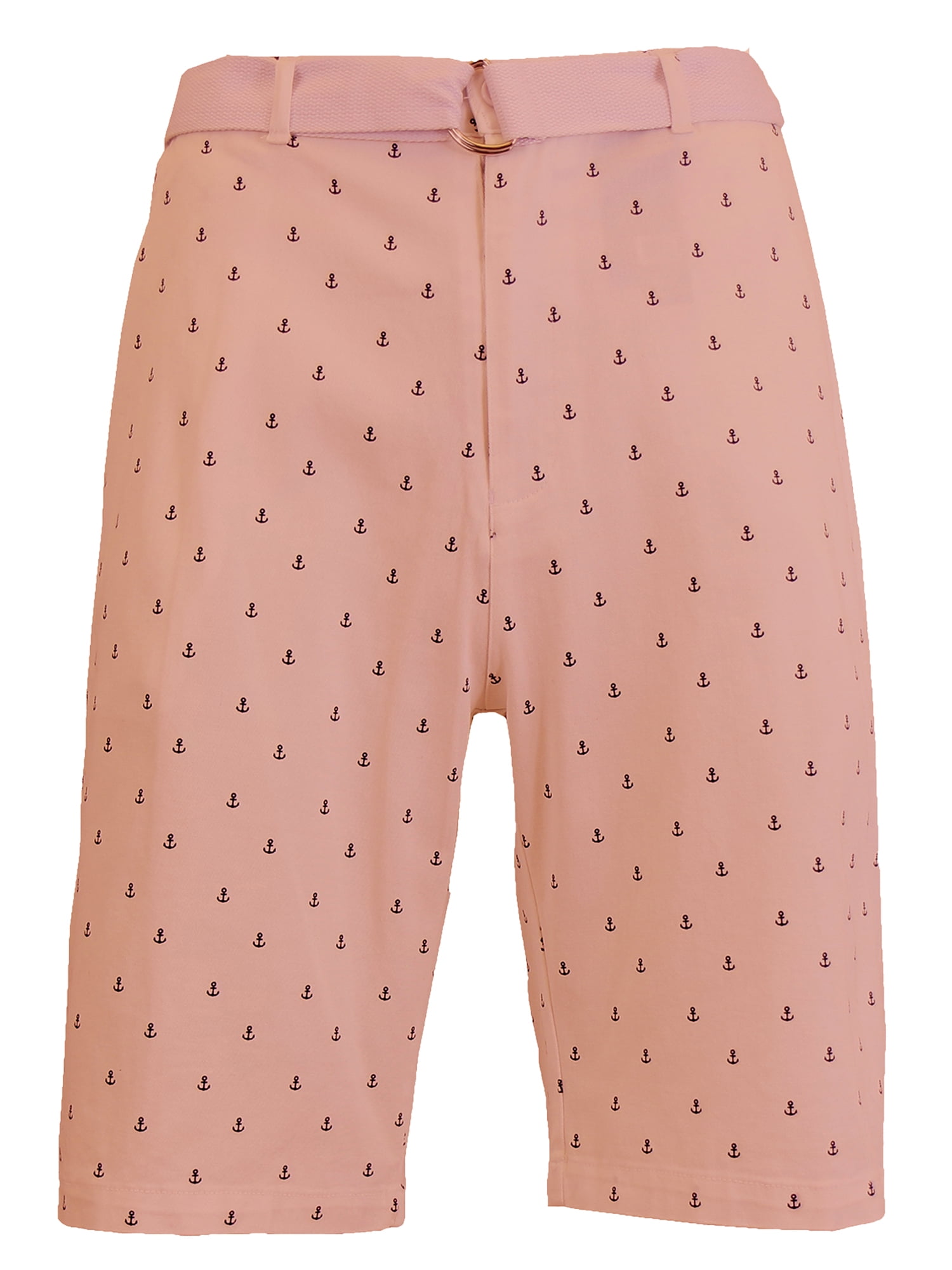 Men's Printed Cotton Stretch FlatFront Shorts