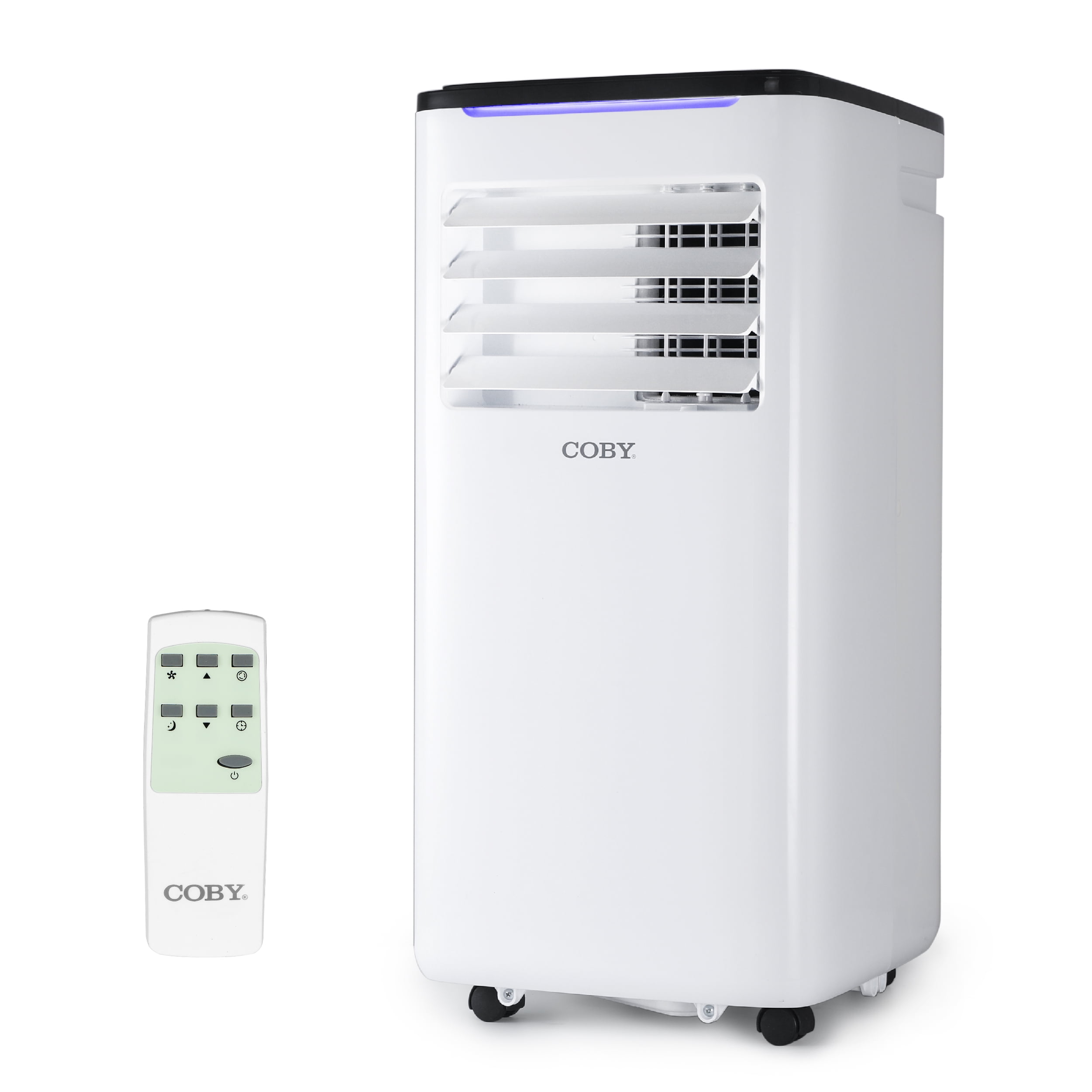 Polar Alternativt forslag Oprør COBY Portable Air Conditioner 6,100 BTU SACC/CEC (9,000 BTU ASHRAE 128)  3-in-1 AC Unit, Dehumidifier & Fan, Air Conditioner for 400 sq. ft. -  Walmart.com