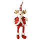 thumbnail image 2 of Christmas Decorations Fabric Sitting Dolls Fabric Elderly Snowman Deer Shaped Dolls Children's Exquisite Christmas Decorations, 2 of 6