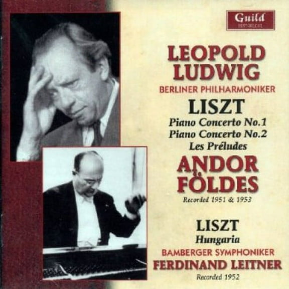 Andor Foldes - Liszt: Piano Concerto 1 & 2 - Music & Performance - CD