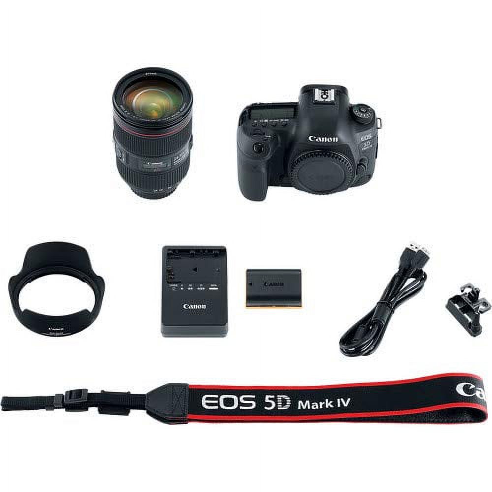 Canon EOS 5D Mark IV DSLR Camera with 24-105mm f/4L II Lens (Intl Model) - Starter Bundle - image 3 of 3