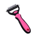 thumbnail image 2 of Deshedding Dog Brush Pet Hair Removal Tool Undercoat Rake for Dogs & Cats, Extra-Wide Dog Grooming Brush & Deshedder Comb for Long Hair, 2 of 8