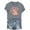Gray, variant on Easter Women's Casual Crewneck Short Sleeve Printed T-Shirt with Bunny & Floral Design Loose Fit for Spring Daily Outfits, S-3XL