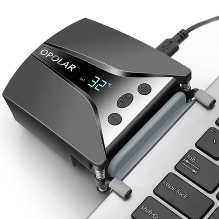 Laptop Fan Cooler with Temperature Display; Rapid Cooling; Auto-Temp Detection; 13 Wind Speed(2600-5000RPM); Perfect for Gaming Laptop