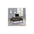 thumbnail image 4 of Cliff 3 Piece Brown Engineered Wood Lift Top Coffee and End Table Set, 4 of 6