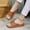 Brown, variant on ATENAR Sandals for Women Comfortable Slide Womens Sandals Flat Womens Shoes White 6