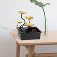 thumbnail image 3 of yuksok Mini Cascading Tabletop Water Decor Illuminated USB Decorative Relaxing, 3 of 9