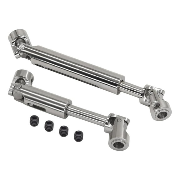 Kuntesetty 1 Pair 1/10 RC Car Drive Shaft Metal Replacement, Sturdy Durability Professional, Portable RC Car Parts Accessories for C8815