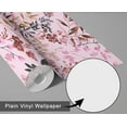thumbnail image 6 of S4Sassy Peel & Stick Vinyl Wallpaper, Watercolor Floral Print Wallpaper Contact Paper Waterproof - Pink, 25"X 120", Removable Wall Covering For Home Decor In Living Areas, Renter Spaces, Cabinets, 6 of 9