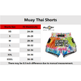 thumbnail image 2 of FLUORY Muay Thai Shorts Tie-dyeing Free Combat Mixed Martial Arts Boxing Training Match Pants Leisure Style, 2 of 3