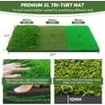 thumbnail image 6 of golf net 10×7-foot golf simulator aid net practice mat, suitable for backyard driving and chipping practice swings, complete with target mat and ball, for indoor and outdoor use, 6 of 6