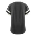 thumbnail image 4 of Mittory Women Summer Casual Shirts Short Sleeve Striped Tunic Tops Crew Neck Tee Tshirt Blouses, 4 of 5