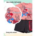 thumbnail image 3 of Conjunto de ropa: camiseta de manga corta y pantalones cortos Marvel Spiderman, 3 of 7