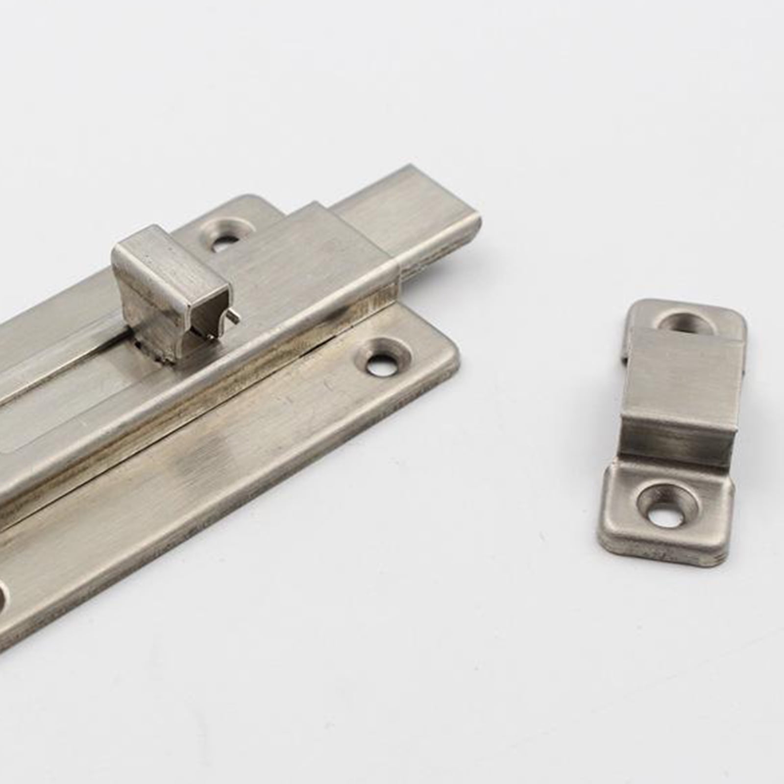 yuksok 1 Set Door Security Slide Latch Lock Thickened Stainless