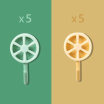 Needhep Wall Mount Towel Hanger Door Hanger Hooks Clear Wall Hooks For Hanging, Slat Wall Shelf Brackets Slat Wall Hanging Self Adhesive Home Kitchen Wall Coat Hooks, For For Hanging Clothes (A)