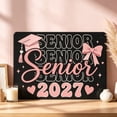 thumbnail image 5 of Senior 2027 Tin Sign, Class Of 2027 Last First Day Graduation Photo Prop Metal Wall Decor With Vintage Design, For Bedroom Dorm Room Senior Celebration Party Decoration, 5 of 6