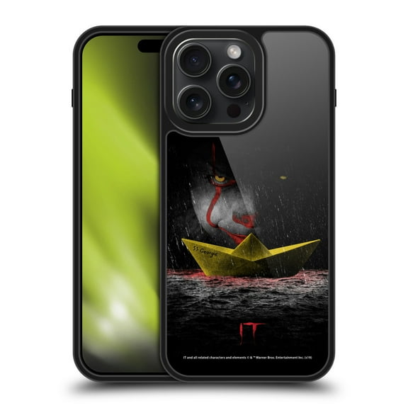 Head Case Designs IT Movie Graphics Pennywise 2 Gel Armour Case For Apple iPhone 15 Pro Max