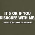 thumbnail image 3 of CafePress - Disagree With Me Dark T Shirt - Men's Classic Graphic Cotton T-Shirt, 3 of 4
