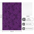 thumbnail image 2 of 2 Pcs Funny Kitchen Towels,Halloween Purple Spider Web Pattern Microfiber Dish Towels,Kitchen Tea Towels,Kitchen Towel Set (18" X 26"), 2 of 7