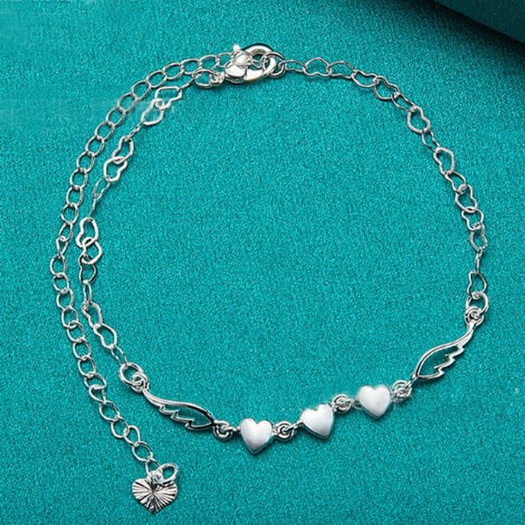TopLLC Bracelet Small Chain Silvers Jewelry Women's Jewelry Link Bracelet Valentine's Day Birthday Jewelry Gift 20cm bracelet jewelry