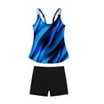 thumbnail image 3 of FDGIU ‌Women's Tankini Modest Swim Top Blouson Loose Fit Bathing Suit Top for Casual Swimming Wear, 3 of 6