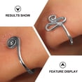 thumbnail image 3 of 2Pcs Shining U-shape Nose Rings Snail-shape Nose Ring Snake-shape Nose Jewelries, 3 of 7