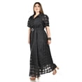 thumbnail image 2 of Vestido largo semi-transparente Roman Fashion /Tallas Extras, 3832 (Negro) negro 38, 2 of 7