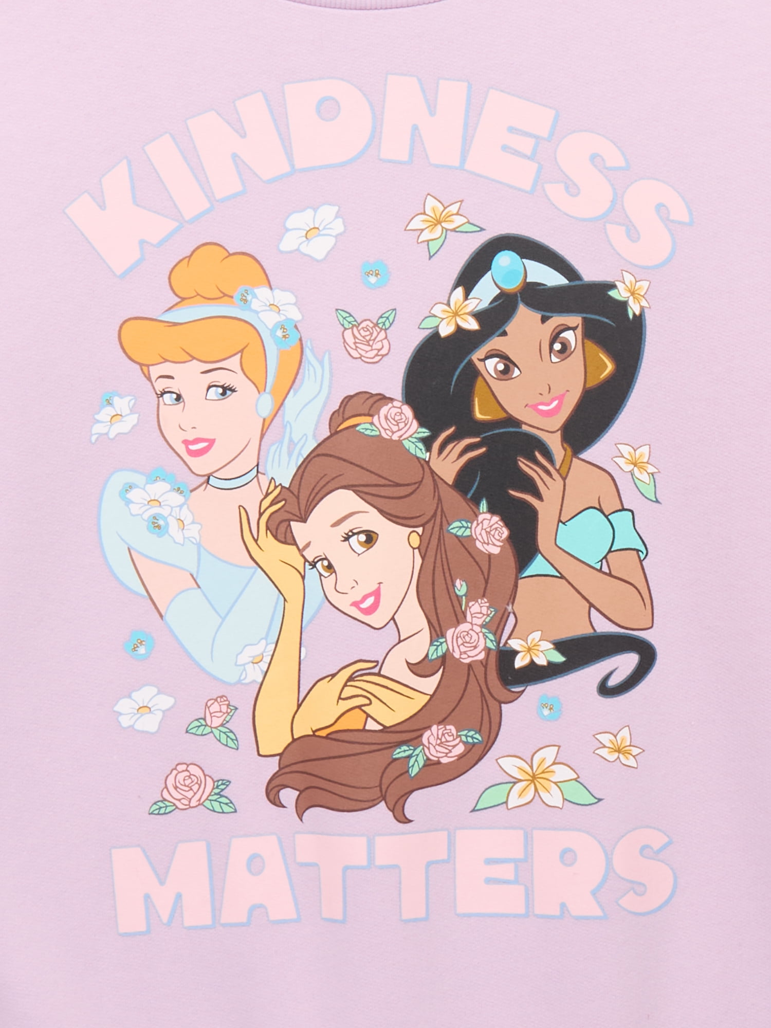 Disney Princess Girls Kindness Matters Graphic Sweatshirt, Sizes 4-16