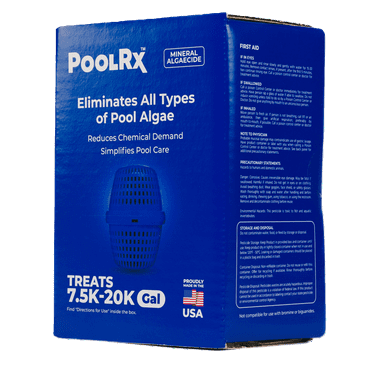 Pool Rx Blue 6 Month Swimming Pool Mineral Algicide 1 Tablet Treats 7.5k-20k Gallons of water. Original Formula