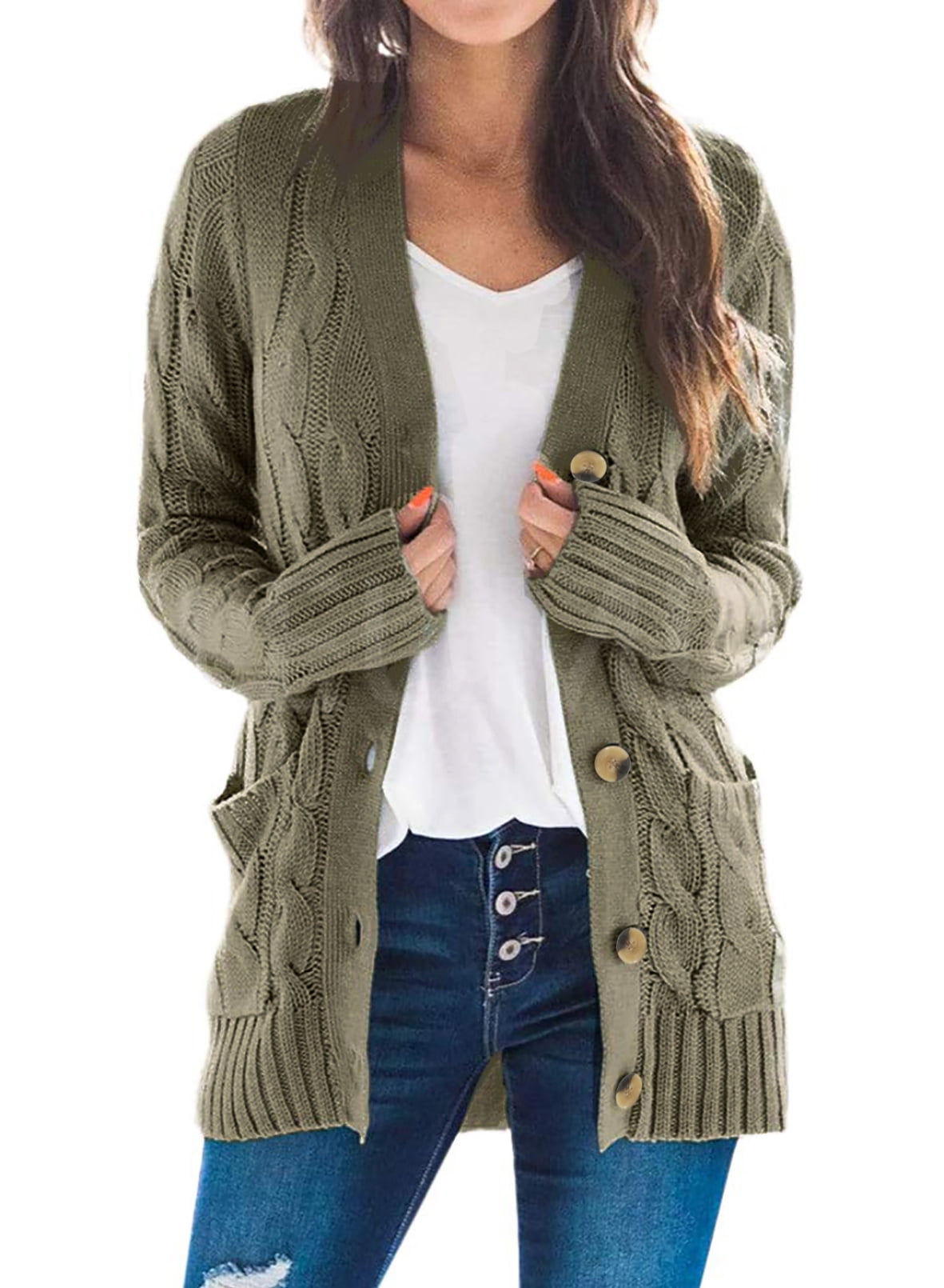 Plus-Size Cardigans and Sweaters 